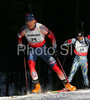 Jay Hakkinen of USA skiing in men sprint race of e.on Ruhrgas IBU Biathlon World Cup. Men sprint race of e.on Ruhrgas IBU Biathlon World Cup was held in Pokljuka, Slovenia, on 15th of December 2007.

