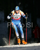 Third placed Mattias Jr. Nilsson of Sweden skiing in men sprint race of e.on Ruhrgas IBU Biathlon World Cup. Men sprint race of e.on Ruhrgas IBU Biathlon World Cup was held in Pokljuka, Slovenia, on 15th of December 2007.
