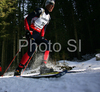 Vincent Jay of France skiing in men sprint race of e.on Ruhrgas IBU Biathlon World Cup. Men sprint race of e.on Ruhrgas IBU Biathlon World Cup was held in Pokljuka, Slovenia, on 15th of December 2007.
