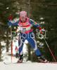 Katja Haller of Italy skiing in women sprint race of e.on Ruhrgas IBU Biathlon World Cup. Women individual race of e.on Ruhrgas IBU Biathlon World Cup was held in Pokljuka, Slovenia, on 13th of December 2007.

