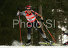 Third placed Magdalena Neuner of Germany skiing in women sprint race of e.on Ruhrgas IBU Biathlon World Cup. Women individual race of e.on Ruhrgas IBU Biathlon World Cup was held in Pokljuka, Slovenia, on 13th of December 2007.
