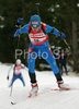 Second placed Kaisa Makarainen of Finland skiing in women sprint race of e.on Ruhrgas IBU Biathlon World Cup. Women individual race of e.on Ruhrgas IBU Biathlon World Cup was held in Pokljuka, Slovenia, on 13th of December 2007.

