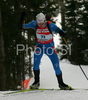 Kaisa Varis of Finland skiing in women sprint race of e.on Ruhrgas IBU Biathlon World Cup. Women individual race of e.on Ruhrgas IBU Biathlon World Cup was held in Pokljuka, Slovenia, on 13th of December 2007.
