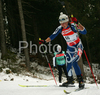 Roberta Fiandino of Italy skiing in women sprint race of e.on Ruhrgas IBU Biathlon World Cup. Women individual race of e.on Ruhrgas IBU Biathlon World Cup was held in Pokljuka, Slovenia, on 13th of December 2007.
