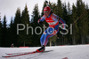 Dmitri Yaroshenko of Russia  skiing in men relay race of e.on Ruhrgas IBU Biathlon World Cup. Men relay race of e.on Ruhrgas IBU Biathlon World Cup was held in Pokljuka, Slovenia, on 16th of December 2007.
