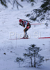 Sabrina Buchholz of Germany skiing in women relay race of e.on Ruhrgas IBU Biathlon World Cup. Women relay race of e.on Ruhrgas IBU Biathlon World Cup was held in Pokljuka, Slovenia, on 16th of December 2007.
