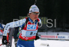 Teja Gregorin of Slovenia skiing in women relay race of e.on Ruhrgas IBU Biathlon World Cup. Women relay race of e.on Ruhrgas IBU Biathlon World Cup was held in Pokljuka, Slovenia, on 16th of December 2007.
