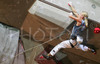 Second placed Maja Vidmar of Slovenia during final climb in Climbing World Cup which was held in Kranj between 19. and 20. November 2005. Finals were won by Angela Eiter of Austria, second was Maja Vidmar of Slovenia while her teammate Natalija Gros placed third.
