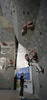 Martina Cufar of Slovenia climbing in half finals of UIAA Climbing World Cup, which was held in Kranj, Slovenia on 18th of November 2006. First 8 from men and first 8 from women category qualified for finals which will be held in Kranj, Slovenia on 19th of November 2006.
