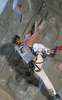 Martina Cufar of Slovenia climbing in half finals of UIAA Climbing World Cup, which was held in Kranj, Slovenia on 18th of November 2006. First 8 from men and first 8 from women category qualified for finals which will be held in Kranj, Slovenia on 19th of November 2006.
