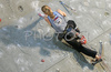 Mina Markovic of Slovenia climbing during half finals of UIAA Climbing World Cup, which was held in Kranj, Slovenia on 18th of November 2006. First 8 from men and first 8 from women category qualified for finals which will be held in Kranj, Slovenia on 19th of November 2006.
