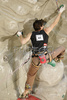 Kilian Fischhuber of Austria climbing final route of UIAA Climbing World Cup, which was held in Kranj, Slovenia on 19th of November 2006. First 8 from each category from yesterdays half finals, qualified for finals of last UIAA Climbing World Cup 2006 competition.

