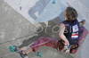 Third placed Jorg Verhoeven of Netherland climbing final route of UIAA Climbing World Cup, which was held in Kranj, Slovenia on 19th of November 2006. First 8 from each category from yesterdays half finals, qualified for finals of last UIAA Climbing World Cup 2006 competition.
