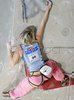 Third placed Natalija Gros of Slovenia climbing final route of UIAA Climbing World Cup, which was held in Kranj, Slovenia on 19th of November 2006. First 8 from each category from yesterdays half finals, qualified for finals of last UIAA Climbing World Cup 2006 competition.
