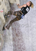 Winner of overall World cup and todays second placed Angela Eiter of Austria climbing final route of UIAA Climbing World Cup, which was held in Kranj, Slovenia on 19th of November 2006. First 8 from each category from yesterdays half finals, qualified for finals of last UIAA Climbing World Cup 2006 competition.
