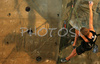 Jakob Schubert of Austria climbing in half finals of last IFSC Sport Climbing World cup of 2007 season. Semi finals for last IFSC Sport Climbing World Cup of 2007 season were held in Kranj, Slovenia on 17th of November 2007.
