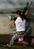 Caroline Ciavaldini of France climbing in half finals of last IFSC Sport Climbing World cup of 2007 season. Semi finals for last IFSC Sport Climbing World Cup of 2007 season were held in Kranj, Slovenia on 17th of November 2007.
