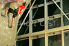 Cedric Lachat of Switzerland climbing during men finals of last IFSC Sport Climbing World cup of 2007 season. Final race of IFSC Sport Climbing World Cup of 2007 season was held in Kranj, Slovenia on 18th of November 2007.
