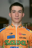 Portrait of Gasper Svab (SLO, KK Sava Kranj) during introduction of Cycling team Sava Kranj 2006 which was held in Golf Hotel in Bled, Slovenia.
