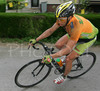 Valter Bonca of Sava Kranj during elite race around streets of Sencur,Slovenia where Criterum of Sencur took place. Race with total lenght of 65km had 50 laps of 1.3km.

