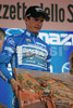 Paolo Savoldelli of Discovery Channel as leader in gran combato classification after 18th stage of Giro d Italia. Stage from Sillian, Austria to Gemona del Friuli, Italy was 207 km long.
