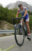 Zoran Klemencic of Adria Mobil is fighting with last meters of uphill to Vrsic, Slovenia during third stage of 13th Tour de Slovenie 2006 (13. dirka Po Sloveniji). Third stage lead cyclists in lenght of 158km from Nova Gorica, Slovenia to top of Vrsic, Slovenia. Last uphill to Vrsic was also hardest uphill on this years Tour de Slovenia and it usually also decides winner of Tour.

