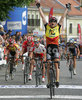 Borut Bozic of Perutnina Ptuj is celebrating his second victory in 13th Tour de Slovenia after winning fourth stage of 13th Tour de Slovenie 2006 (13. dirka Po Sloveniji). Stage 4 in lenght of 156km lead cyclists from Grosuplje, Slovenia to Novo mesto, Slovenia.
