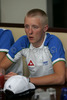 Member of juniort team Blaz Furdi during press conference of Slovenian cycling team before European road cycling championship for juniors and U23 categories in Valkenburg Heerlen, Netherland. European championship will be held in Valkenburg Heerlen, Netherland between 12th and 16th of July, 2006.
