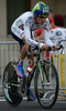 Bonilla Adrian of Costa Rica riding during Men Elite Time trial race of Road Cycling World Championship in Salzburg, Austria. Elite Men Time trial race was held in Salzburg, Austria on 21. September 2006.

