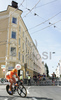 Posthuma Joost of Netherlands riding during Men Elite Time trial race of Road Cycling World Championship in Salzburg, Austria. Elite Men Time trial race was held in Salzburg, Austria on 21. September 2006.
