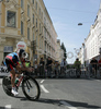 Second placed Zabriskie David of Usa riding during Men Elite Time trial race of Road Cycling World Championship in Salzburg, Austria. Elite Men Time trial race was held in Salzburg, Austria on 21. September 2006.

