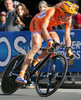 Posthuma Joost of Netherlands riding during Men Elite Time trial race of Road Cycling World Championship in Salzburg, Austria. Elite Men Time trial race was held in Salzburg, Austria on 21. September 2006.
