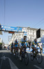 Team of Ukrain is riding during  training session before road races of Road Cycling World Championship in Salzburg, Austria. Official on track training before Saturdays and Sundays road races was held in Salzburg, Austria on 22. September 2006.
