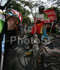 Riders from Burkina Faso are getting ready for Fridays training session before road races of Road Cycling World Championship in Salzburg, Austria. Official on track training before Saturdays and Sundays road races was held in Salzburg, Austria on 22. September 2006.
