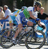 Grega Bole of Slovenia riding during Men Under23 road races of Road Cycling World Championship in Salzburg, Austria. Road race of Road Cycling World Championship 2006 was held in Salzburg, Austria on 23. September 2006.
