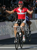 Gerald Ciolek of Germany winning Men Under23 road races of Road Cycling World Championship in Salzburg, Austria. Road race of Road Cycling World Championship 2006 was held in Salzburg, Austria on 23. September 2006.

