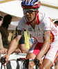 Luis Perez Rodriguez of Spain is riding during Men Elite road races of Road Cycling World Championship in Salzburg, Austria. Men Elite road race was final race of Road Cycling World Championship 2006 and was held in Salzburg, Austria on 24. September 2006.
