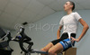 Janez Brajkovic of Discovery Channel Pro Cycling Team is performing special sport testing under supervision of dr. Radoje Milic, specialist of sport testings. Tests were done at Faculty of sport in Ljubljana, Slovenia on 12th of February 2007.
