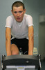 Janez Brajkovic of Discovery Channel Pro Cycling Team is performing special sport testing under supervision of dr. Radoje Milic, specialist of sport testings. Tests were done at Faculty of sport in Ljubljana, Slovenia on 12th of February 2007.

