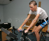 Janez Brajkovic of Discovery Channel Pro Cycling Team is performing special sport testing under supervision of dr. Radoje Milic, specialist of sport testings. Tests were done at Faculty of sport in Ljubljana, Slovenia on 12th of February 2007.
