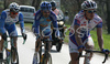 Jure Zrimsek of KK Adria Mobil, Robert Vrecer of KK Radenska Powerbar and Edward Boasson Hagen of Team Maxbo Bianchi) cycling at 5th Porec Trophy. 5th Porec Trophy in lenght of 165 km, is categorized as UCI 1.2 and was held on 11th March 2007 in Porec, Croatia.
