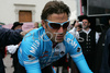 Portrait of Alessandro Petacchi  of Team Milram before the start stage 16 of Giro d Italia 2007. Stage 16 in length of 189km lead cyclists from Agordo - Dolomiti Stars, Italy to Lienz, Austria, and was held on 29th of May 2007.
