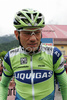 Vladimir Miholjevic of Liquigas before the start stage 16 of Giro d Italia 2007. Stage 16 in length of 189km lead cyclists from Agordo - Dolomiti Stars, Italy to Lienz, Austria, and was held on 29th of May 2007.
