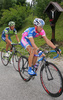 Moriss Possoni of Lampre Fondital (R) and Roman Kreuziger of Liquigas (L) riding during 40th Grand Prix Kranj, The Filip Majcen Memorial cycle race. 40th Grand Prix of Kranj took place on 2nd of June 2007 in Kranj, Slovenia.
