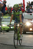 Andrea Noe of Liquigas finished fourth in fourth stage of Tour de Slovenie 2007. Fourth stage in lenght of 160km lead cyclists from Kranjska Gora, Slovenia to top of Tour de Slovenia, 1611 meters high pass Vrsic, Slovenia.
