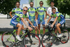 Team Liqugas before start of fifth and last stage of Tour de Slovenie 2007. Fifth stage in lenght of 162km lead cyclists from Grosuplje, Slovenia to Novo Mesto, Slovenia, where this years Tour de Slovenie crossed its final finish line.

