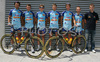 Team Radenska Powerbar before start of fifth and last stage of Tour de Slovenie 2007. Fifth stage in lenght of 162km lead cyclists from Grosuplje, Slovenia to Novo Mesto, Slovenia, where this years Tour de Slovenie crossed its final finish line.
