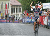 Winner Enrico Rossi of OTC Doors-Lauretana crossing finish line and celebrating his victory in fifth and last stage of Tour de Slovenie 2007. Fifth stage in lenght of 162km lead cyclists from Grosuplje, Slovenia to Novo Mesto, Slovenia, where this years Tour de Slovenie crossed its final finish line.
