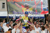 Overall winner of Tour de Slovenia 2007, Tomaz Nose of Adria Mobil celebrating his victory with his fans after fifth and last stage of Tour de Slovenie 2007. Fifth stage in lenght of 162km lead cyclists from Grosuplje, Slovenia to Novo Mesto, Slovenia, where this years Tour de Slovenie crossed its final finish line.

