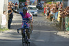 Winner in category Elite, Tadej Valjavec of Lampre-Fondital celebrating his victory in Road cycling National championships. Road cycling National championship was held in Polhov Gradec, Slovenija on 1st of July 2007.
